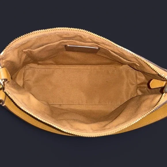 Coach Tan Leather Shoulder Bag - Picture 7 of 8